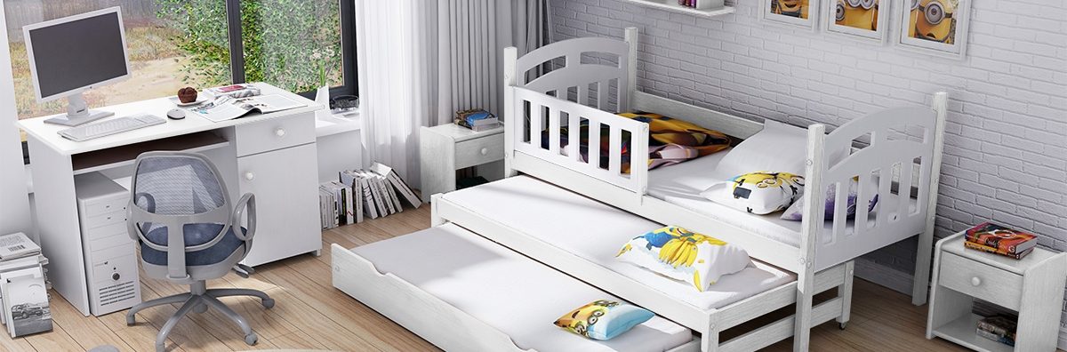 Dwa łóżka w małym pokoju dziecięcym – to możliwe!