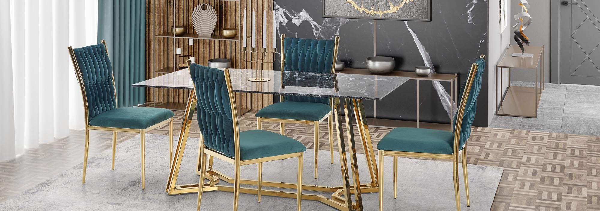 Jadalnia w stylu art deco – jak dobrać do niej odpowiedni stół oraz krzesła?