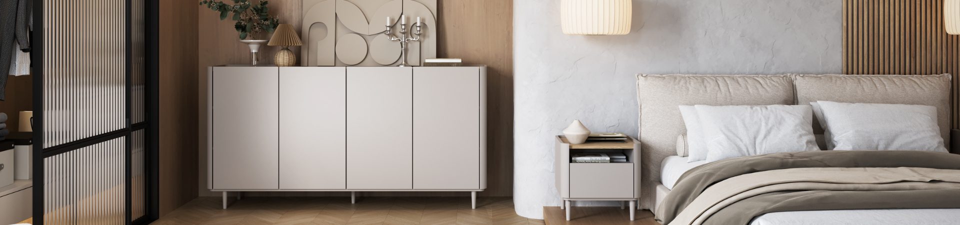Beżowa sypialnia – inspiracje na przytulne i stylowe wnętrze