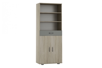 http://Regał%20dwudrzwiowy%20Oliwia%20z%20szufladą%2074%20cm
