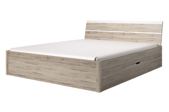 Łóżko sypialniane Beta 51 160x200 - san remo jasne / biały