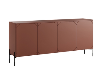 http://Komoda%20Sonatia%20200%20cm%20czterodrzwiowa%20-%20burgund%20/%20nogi%20czarne