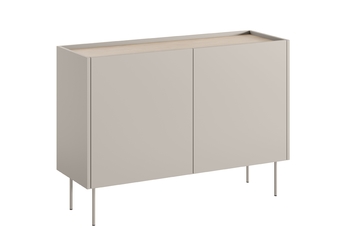 http://Komoda%20Desin%20120%20cm%20dwudrzwiowa%20z%20dwiema%20ukrytymi%20szufladami%20-%20kaszmir%20/%20dąb%20nagano