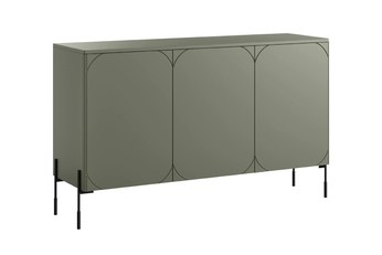 http://Komoda%20Sonatia%20150%20cm%20trzydrzwiowa%20-%20oliwka%20/%20nogi%20czarne