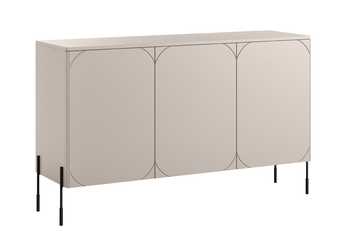 http://Komoda%20Sonatia%20150%20cm%20trzydrzwiowa%20z%20czterema%20ukrytymi%20szufladami%20-%20kaszmir%20/%20nogi%20czarne