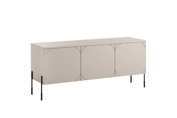http://Szafka%20RTV%20trzydrzwiowa%20Sonatia%20na%20metalowych%20nogach%20150%20cm%20-%20kaszmir