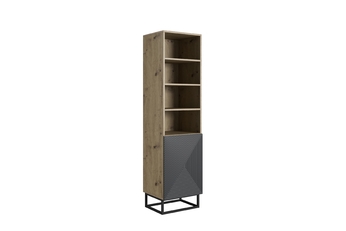 http://Regał%20Asha%2050%20cm%20z%20ryflowanym%20frontem%20na%20metalowym%20stelażu%20-%20artisan%20/%20rivier%20stone%20mat