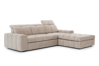 http://Narożnik%20Magnelio%20Mini%20elektryczny%20z%20funkcją%20spania%20prawostronny%20-%20beżowy%20welur%20Vogue%202