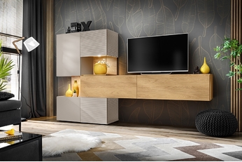 http://Meblościanka%20do%20salonu%20Lumip%20-%20hikory%20/%20kaszmir%20-%20aranżacja