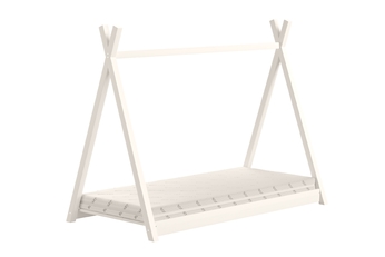 http://Łóżko%20dziecięce%20drewniane%20domek%20Tipi%20-%2070x140%20/%20biały