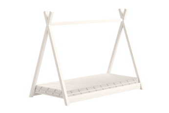http://Łóżko%20dziecięce%20drewniane%20domek%20Tipi%20-%2090x200%20/%20biały