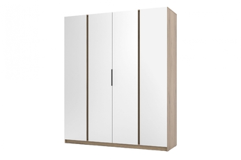 http://Szafa%20Sansi%204L%20z%20lustrem%20200%20cm%20-%20dąb%20evoke