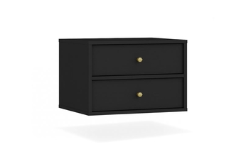 http://Szafka%20nocna%20wisząca%20Lotina%20IV%202S%20z%20szufladami%2052%20cm%20-%20czarny%20grafit