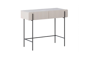 http://Toaletka%20Malmi%20100%20cm%20z%20szufladami%20-%20kaszmir%20/%20crema%20bianca%20/%20czarne%20nóżki
