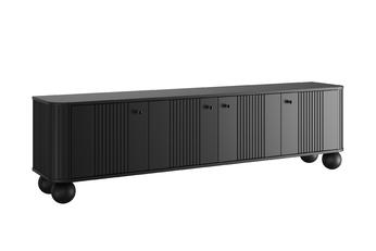 http://Szafka%20RTV%20Vesper%204D%20187%20cm%20-%20czarny%20/%20czarne%20uchwyty%20/%20nogi%20kule