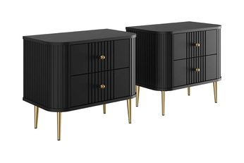 http://Zestaw%20szafek%20nocnych%20Vesper%2056%20cm%20-%20czarny%20/%20złote%20nogi