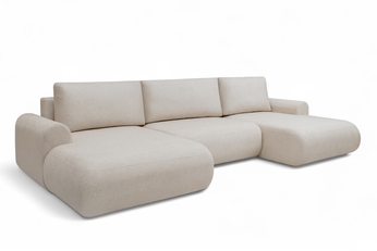 http://Narożnik%20Lotulis%20U%20z%20funkcją%20spania%20-%20kremowa%20plecionka%20Ado%201601%20