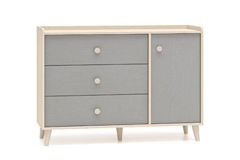 http://Komoda%20dziecięca%20Marla%20120%20cm%20z%20szufladami%20-%20piasek%20pustyni%20/%20szary%20pallad