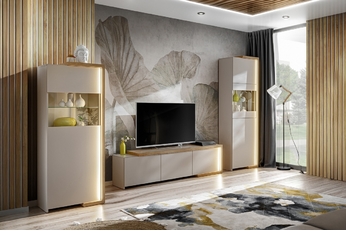 http://Meblościanka%20do%20salonu%20Alni%20z%20oświetleniem%20-%20kaszmir%20/%20dąb%20grand%20naturalny