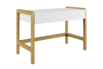 http://Biurko%20dziecięce%20Silia%20100%20cm%20z%20szufladą%20-%20biel%20alpejska%20/%20dąb