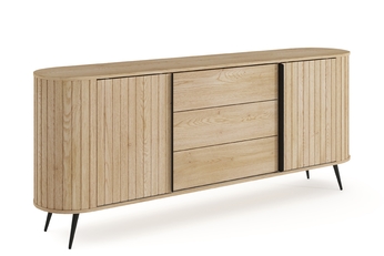 http://Komoda%20Luvio%20196%20cm%20z%20szufladami%20-%20dąb%20cremona
