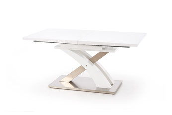 Stół rozkładany Sandor - biały lakier