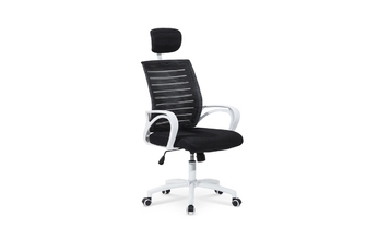 Fotel biurowy Socket - biały / czarny