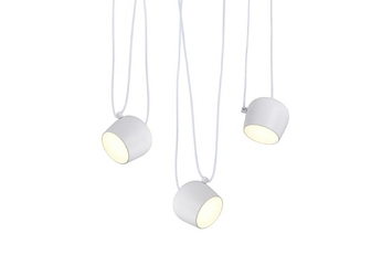 Lampa wisząca EYE 3 biała - LED, aluminium
