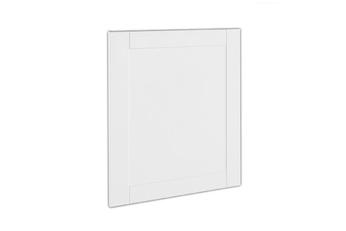 Milano Bianco ZUP 57,5/35,6 - panel boczny głębokiej szafki nadstawkowej