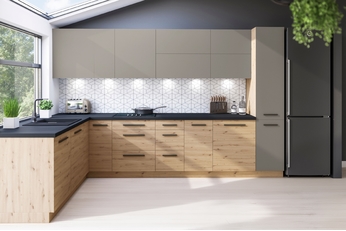 http://Zestaw%20mebli%20kuchennych%20Langen%20210x330cm%20-%20dąb%20artisan%20/%20beige