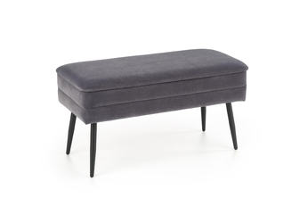 http://Pufa%20tapicerowana%20Velva%2078%20cm%20-%20welwet%20popielaty%20/%20czarne%20nogi