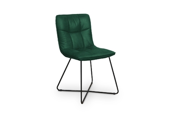 Krzesło tapicerowane Valencia Pik - Zielony 