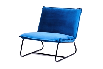 Fotel wypoczynkowy loft Paris - Niebieski - z magazynu!
