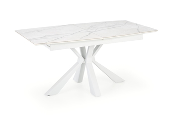 http://Stół%20rozkładany%20Nolvari%20160-200x89%20cm%20-%20biały%20marmur