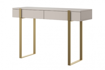 http://Toaletka%20/%20konsola%20Verica%20120%20cm%20z%20metalowymi%20nogami%20-%20kaszmir%20/%20złote%20nóżki
