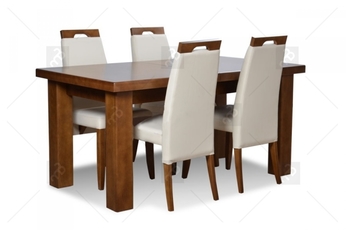 Komplet - stół Santa + 4 krzesła Arte 2