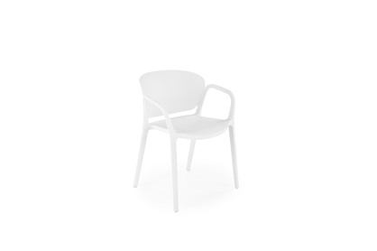 Krzesło z tworzywa sztucznego K491 - biały