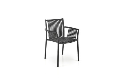 Krzesło z tworzywa sztucznego K492 - czarny