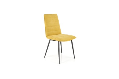 Krzesło tapicerowane K493 - musztardowy