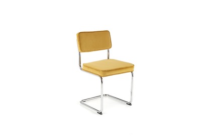 Krzeszło metalowe K510 - musztardowy