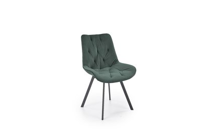 Krzesło tapicerowane K519 - ciemny zielony
