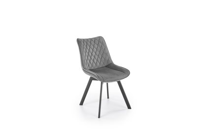 Krzesło tapicerowane K520 - ciemny popiel