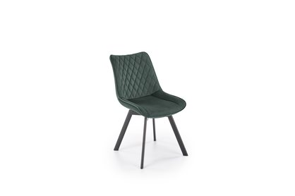 Krzesło tapicerowane K520 - ciemna zieleń