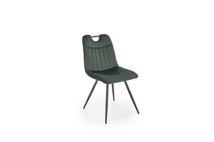Krzesło tapicerowane K521 - ciemny zielony