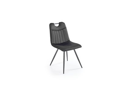 Krzeslo tapicerowane K521 - czarny