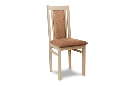 Krzesło drewniane tapicerowane Milano - rudy Zetta 295 / buk