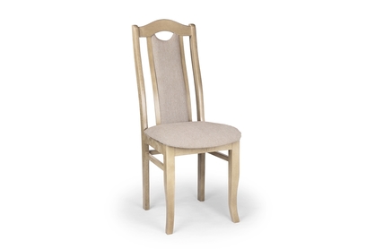 Krzesło drewniane tapicerowane Livorno 2 - beż Gemma 04 / buk