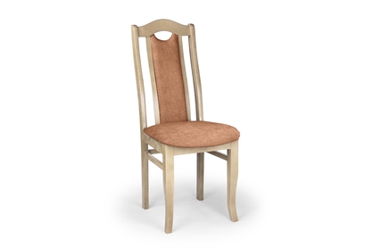 Krzesło drewniane tapicerowane Livorno 2 - rudy Zetta 295 / buk