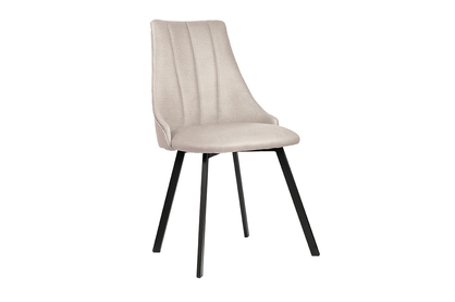 Krzesło tapicerowane Empoli 2 Metal - beż Element 17 / czarne nogi