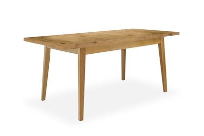 Stół rozkładany 120-160x80 cm Paris na drewnianych nogach - dąb lancelot